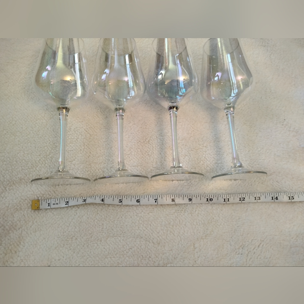 Rainbow Pearl Wine Glasses Set of 4 - Picture 3 of 6